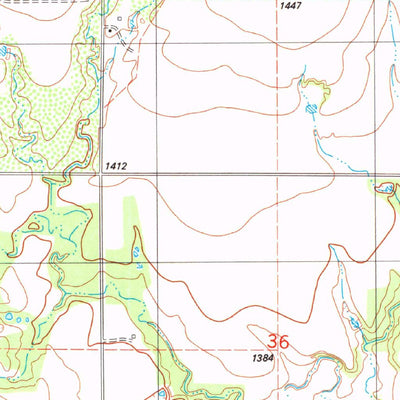 United States Geological Survey Quanah NE, OK-TX (1984, 24000-Scale) digital map