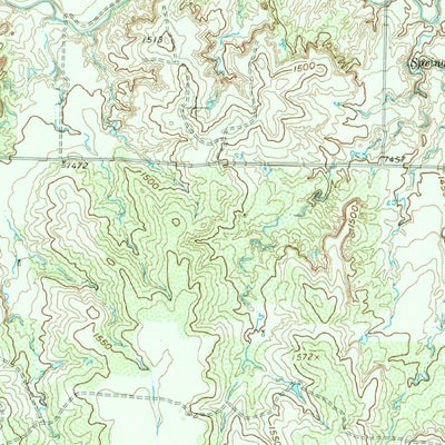 United States Geological Survey Quanah, TX-OK (1960, 62500-Scale) digital map