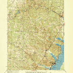 United States Geological Survey Quantico, VA-MD (1940, 62500-Scale) digital map