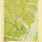 United States Geological Survey Quantico, VA-MD (1944, 62500-Scale) digital map