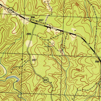 United States Geological Survey Quantico, VA-MD (1944, 62500-Scale) digital map