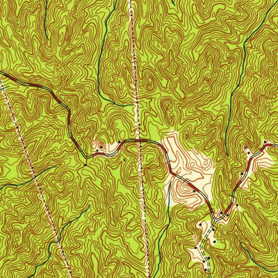 United States Geological Survey Quantico, VA-MD (1952, 24000-Scale) digital map