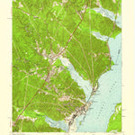 United States Geological Survey Quantico, VA-MD (1956, 24000-Scale) digital map