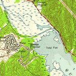 United States Geological Survey Quantico, VA-MD (1956, 24000-Scale) digital map