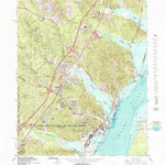United States Geological Survey Quantico, VA-MD (1966, 24000-Scale) digital map