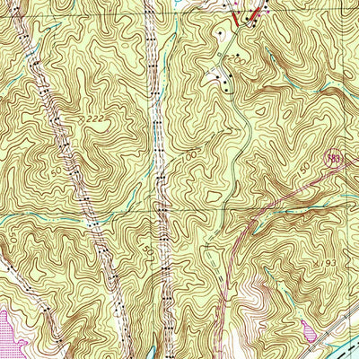 United States Geological Survey Quantico, VA-MD (1966, 24000-Scale) digital map