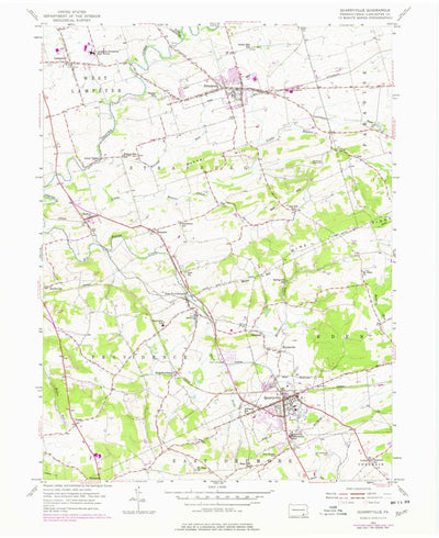 United States Geological Survey Quarryville, PA (1955, 24000-Scale) digital map