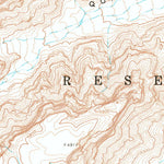 United States Geological Survey Quartermaster Canyon, AZ (1968, 24000-Scale) digital map