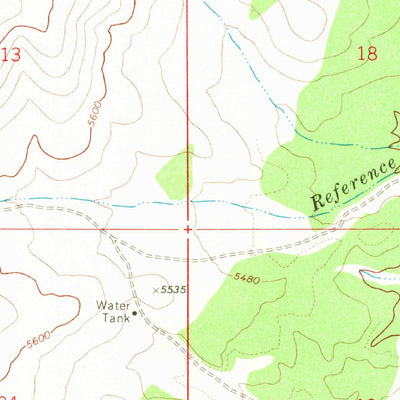 United States Geological Survey Quartermaster Canyon SW, AZ (1968, 24000-Scale) digital map