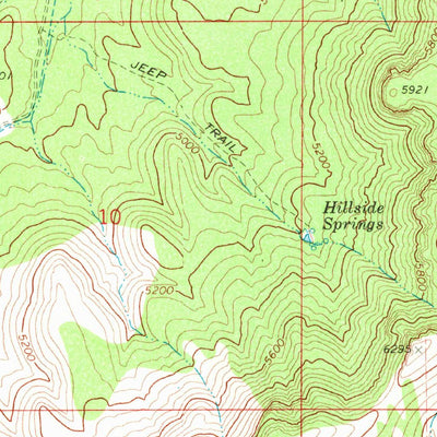 United States Geological Survey Quartermaster Canyon SW, AZ (1968, 24000-Scale) digital map