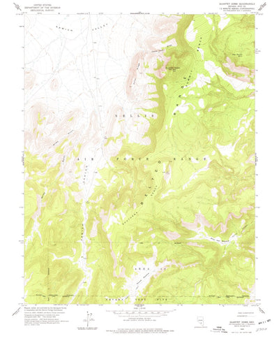 United States Geological Survey Quartet Dome, NV (1962, 24000-Scale) digital map
