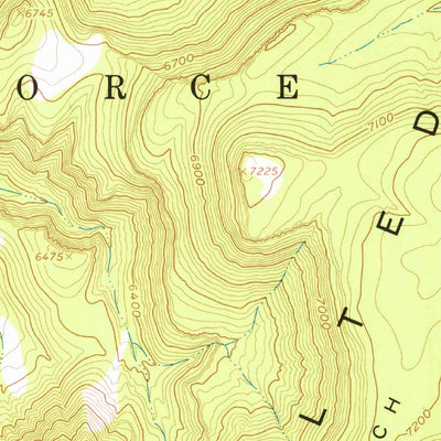 United States Geological Survey Quartet Dome, NV (1962, 24000-Scale) digital map