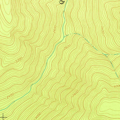 United States Geological Survey Quartz Creek Butte, WA (1965, 24000-Scale) digital map