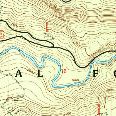 United States Geological Survey Quartz Creek Butte, WA (1998, 24000-Scale) digital map