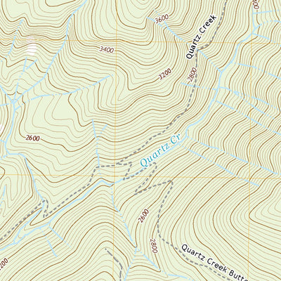 United States Geological Survey Quartz Creek Butte, WA (2020, 24000-Scale) digital map