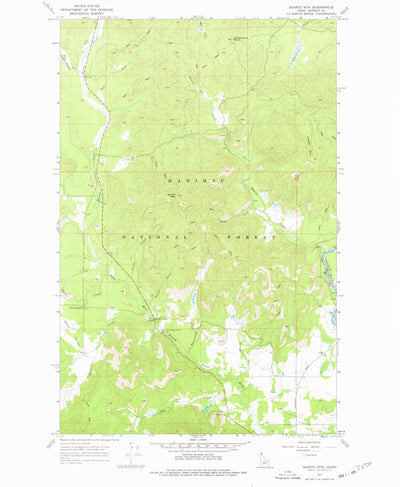 United States Geological Survey Quartz Mountain, ID (1967, 24000-Scale) digital map
