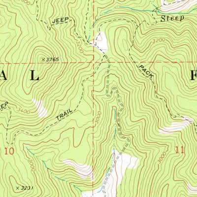 United States Geological Survey Quartz Mountain, ID (1967, 24000-Scale) digital map