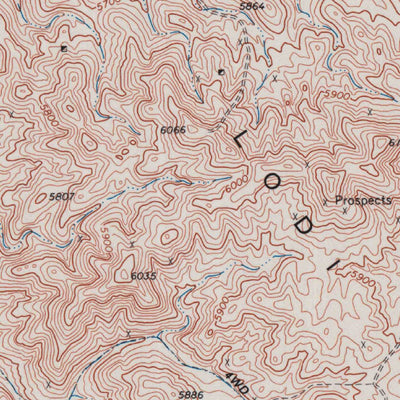 United States Geological Survey Quartz Mountain, NV (1969, 24000-Scale) digital map