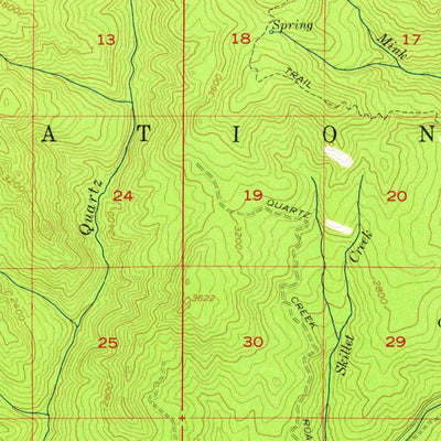 United States Geological Survey Quartz Mountain, OR (1955, 62500-Scale) digital map