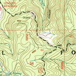United States Geological Survey Quartz Mountain, OR (1997, 24000-Scale) digital map