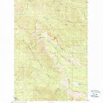 United States Geological Survey Quartz Mountain, WA (1989, 24000-Scale) digital map