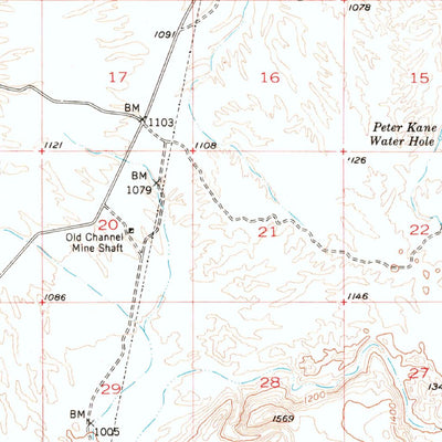 United States Geological Survey Quartz Peak, CA (1953, 62500-Scale) digital map