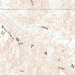 United States Geological Survey Quartz Peak, CA (1953, 62500-Scale) digital map