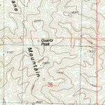 United States Geological Survey Quartz Peak, CA (1988, 24000-Scale) digital map