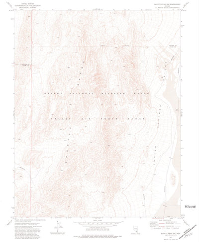 United States Geological Survey Quartz Peak SW, NV (1973, 24000-Scale) digital map