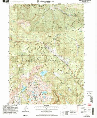 United States Geological Survey Quartz Valley, OR (2004, 24000-Scale) digital map