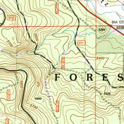 United States Geological Survey Quartz Valley, OR (2004, 24000-Scale) digital map