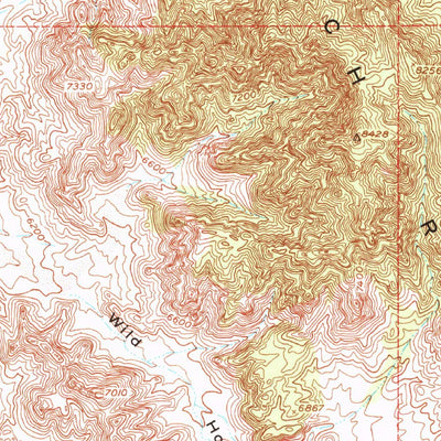United States Geological Survey Quartzite Mountain, NV (1952, 62500-Scale) digital map