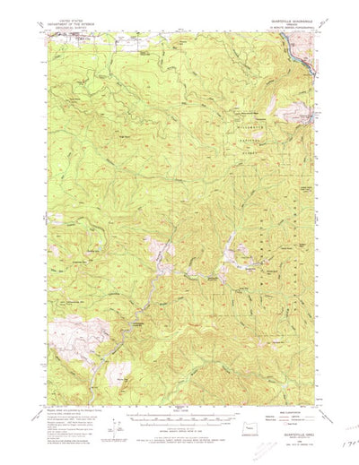United States Geological Survey Quartzville, OR (1956, 62500-Scale) digital map