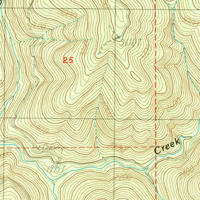 United States Geological Survey Quartzville, OR (1985, 24000-Scale) digital map