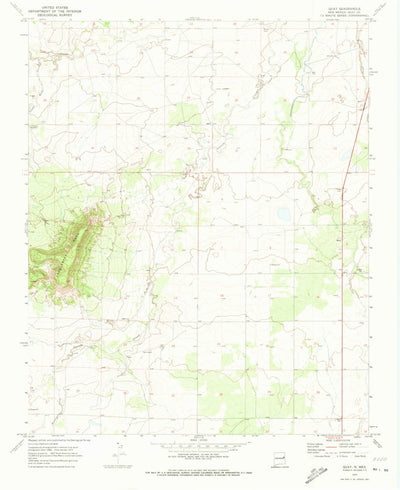 United States Geological Survey Quay, NM (1970, 24000-Scale) digital map
