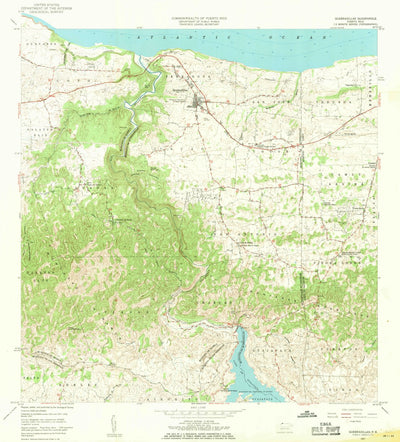 United States Geological Survey Quebradillas, PR (1957, 20000-Scale) digital map