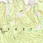 United States Geological Survey Quechee, VT (1959, 24000-Scale) digital map