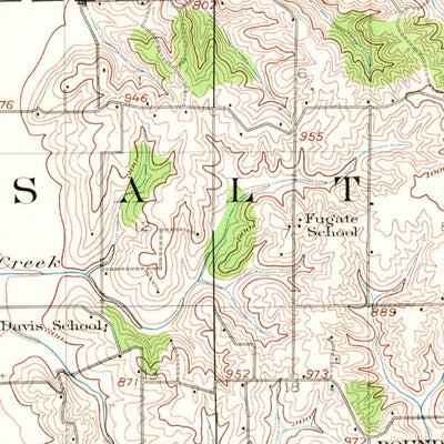 United States Geological Survey Queen City, MO (1911, 62500-Scale) digital map