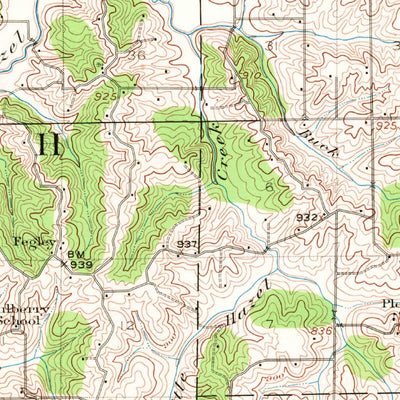 United States Geological Survey Queen City, MO (1911, 62500-Scale) digital map