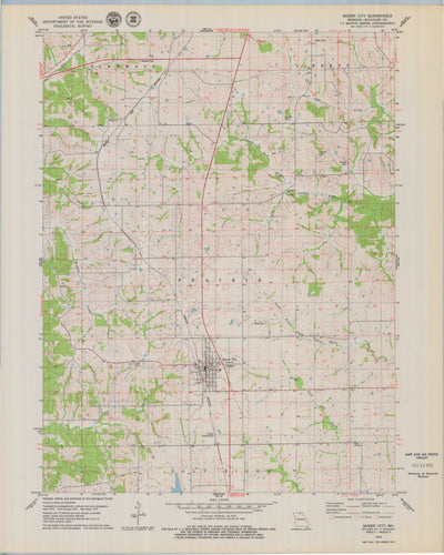 United States Geological Survey Queen City, MO (1979, 24000-Scale) digital map