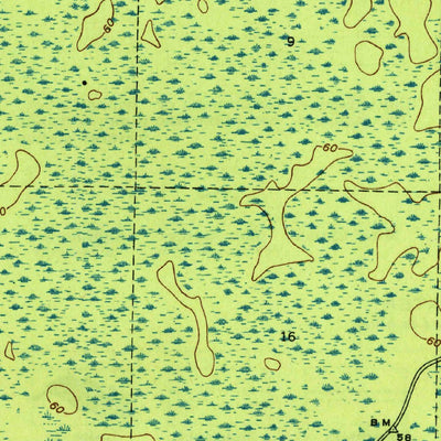 United States Geological Survey Queens Bay, FL (1946, 31680-Scale) digital map