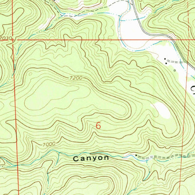 United States Geological Survey Queens Head, NM (1965, 24000-Scale) digital map