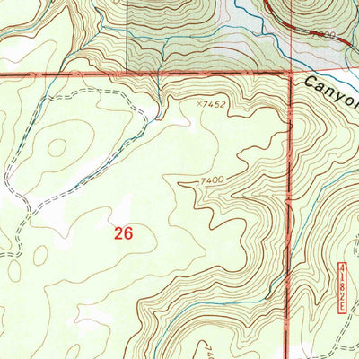 United States Geological Survey Queens Head, NM (1999, 24000-Scale) digital map