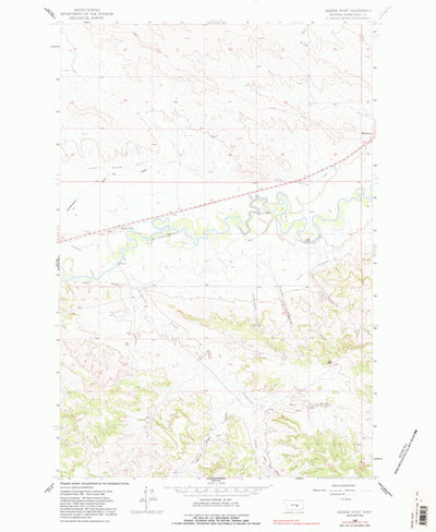 United States Geological Survey Queens Point, MT (1962, 24000-Scale) digital map