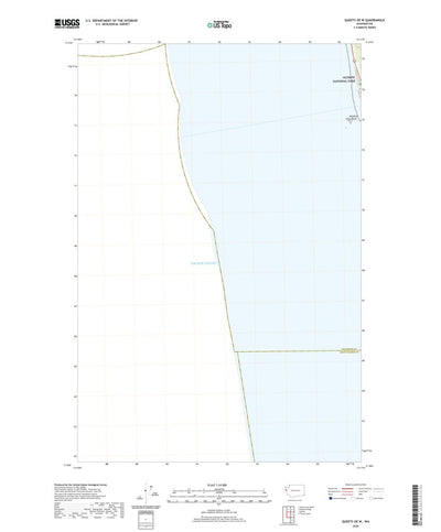 United States Geological Survey Queets OE W, WA (2020, 24000-Scale) digital map