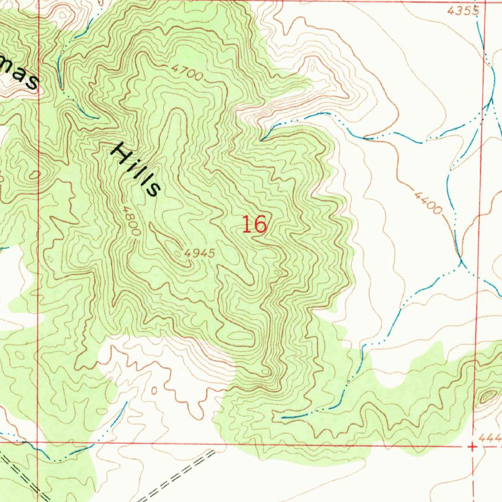 Quemado Hills, NM (1968, 24000-Scale) Map by United States Geological ...