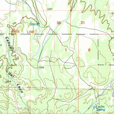 United States Geological Survey Quemado, NM (1983, 100000-Scale) digital map