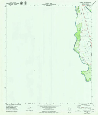 United States Geological Survey Quemado West, TX (1979, 24000-Scale) digital map