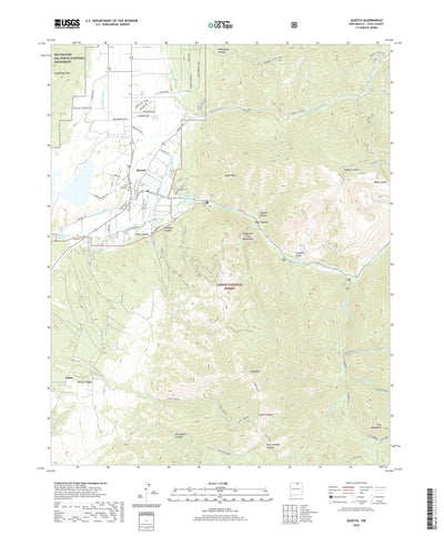 United States Geological Survey Questa, NM (2020, 24000-Scale) digital map