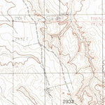 United States Geological Survey Quick Reservoir, MT (1983, 24000-Scale) digital map